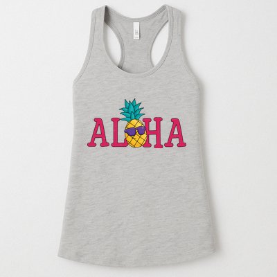 Aloha Pineapple Tropical Cute Womens Tank Top