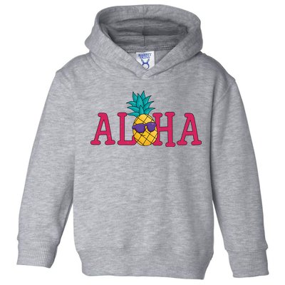 Aloha Pineapple Tropical Cute Toddler Hoodie