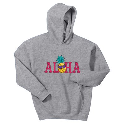 Aloha Pineapple Tropical Cute Kids Hoodie