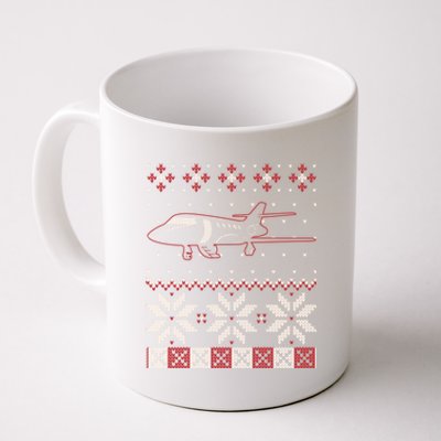 Aviation Pilot Ugly Christmas Sweater Flight Aviator Gift Great Gift Coffee Mug