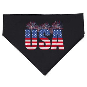 American Patriotic Usa Flag Usa Freedom USA-Made Doggie Bandana