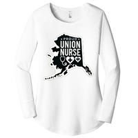 Alaska Proud Union Nurse Funny Healthcare Apparel Women's Perfect Tri Tunic Long Sleeve Shirt