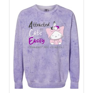 Ace Pride Unicorn Cat Kawaii Anime For Asexual Women Colorblast Crewneck Sweatshirt