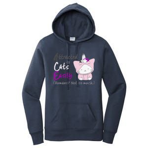 Ace Pride Unicorn Cat Kawaii Anime For Asexual Women Women's Pullover Hoodie