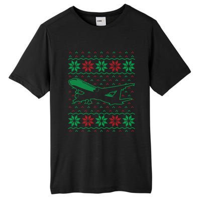 Aircrew Pilot Ugly Aviation Christmas Airplane Matching Cool Gift Tall Fusion ChromaSoft Performance T-Shirt