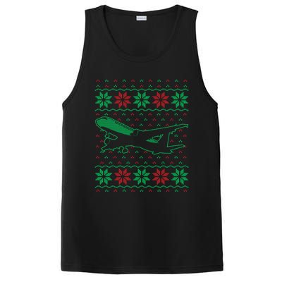 Aircrew Pilot Ugly Aviation Christmas Airplane Matching Cool Gift PosiCharge Competitor Tank