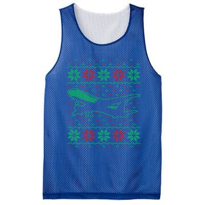 Aircrew Pilot Ugly Aviation Christmas Airplane Matching Cool Gift Mesh Reversible Basketball Jersey Tank