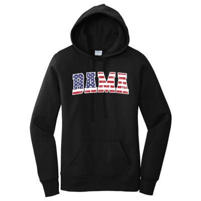 Alabama Patriotic Us Flag Design For Patriots Women's Pullover Hoodie