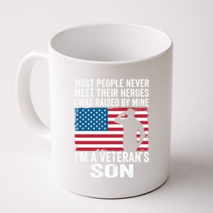 American Proud Veteran Son Veterans Day Memorial Day Funny Gift Coffee Mug