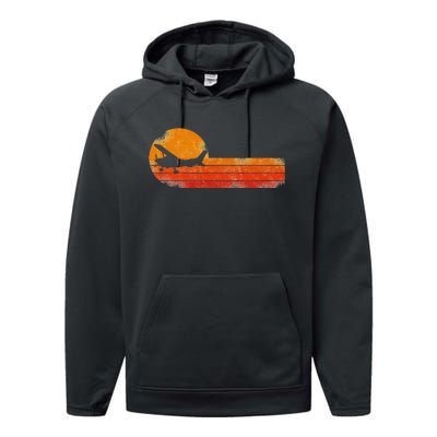 Airplane Pilot Vintage Performance Fleece Hoodie