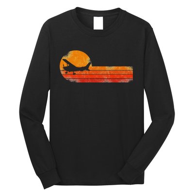 Airplane Pilot Vintage Long Sleeve Shirt