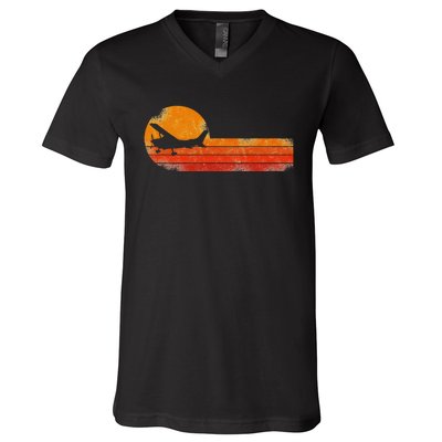 Airplane Pilot Vintage V-Neck T-Shirt