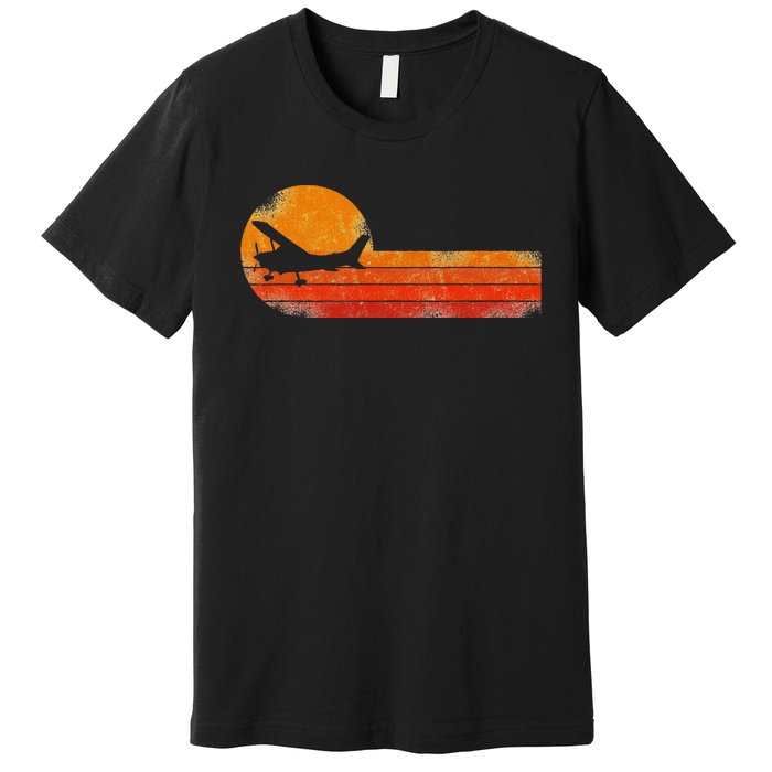 Airplane Pilot Vintage Premium T-Shirt