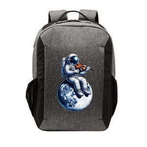 Astronaut Playing Violin On Moon Space Music Lover Novelty Vector Backpack