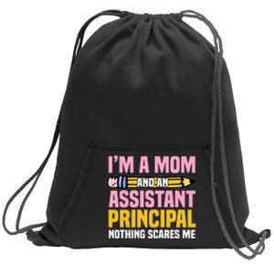 Assistant Principal Viceprincipal Headmasters MotherS Day Sweatshirt Cinch Pack Bag