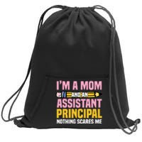 Assistant Principal Viceprincipal Headmasters MotherS Day Sweatshirt Cinch Pack Bag