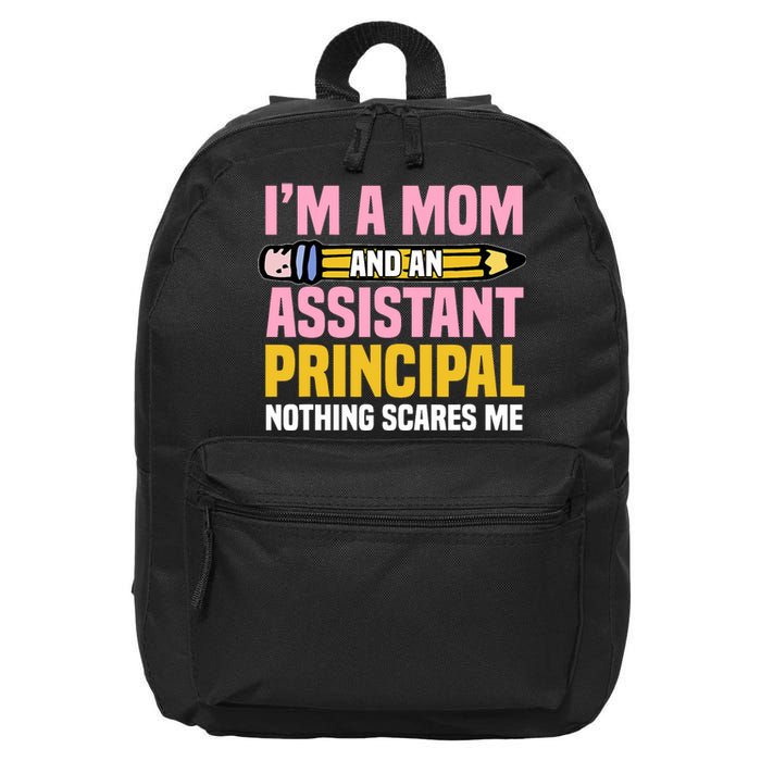 Assistant Principal Viceprincipal Headmasters MotherS Day 16 in Basic Backpack