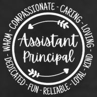 Assistant Principal Vice School Principal Appreciation Garment-Dyed Fleece Hoodie
