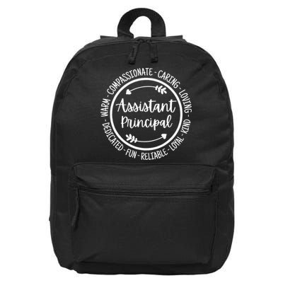 Assistant Principal Vice School Principal Appreciation 16 in Basic Backpack