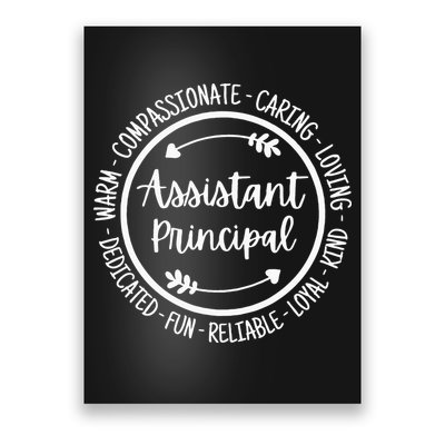 Assistant Principal Vice School Principal Appreciation Poster