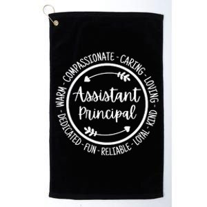 Assistant Principal Vice School Principal Appreciation Platinum Collection Golf Towel