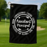 Assistant Principal Vice School Principal Appreciation Golf Towel