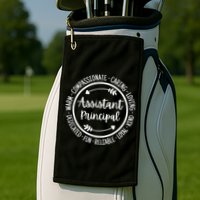 Assistant Principal Vice School Principal Appreciation Golf Towel