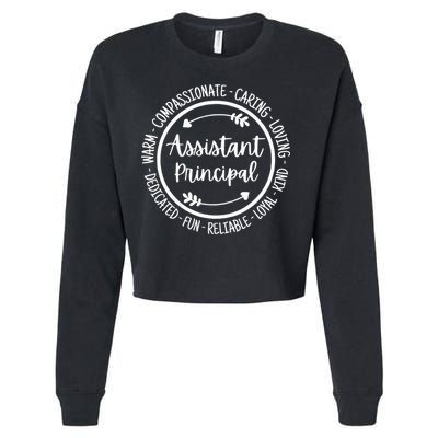 Assistant Principal Vice School Principal Appreciation Cropped Pullover Crew