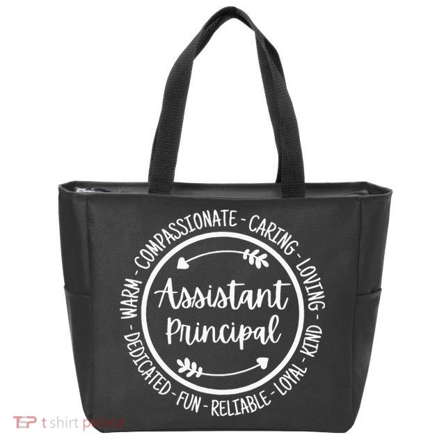 Assistant Principal Vice School Principal Appreciation Zip Tote Bag