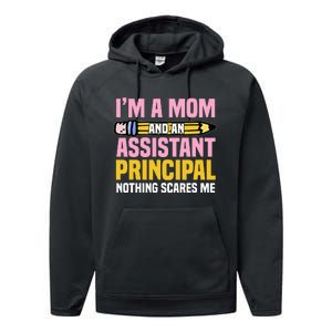 Assistant Principal Vice-Principal Headmasters Mother's Day Performance Fleece Hoodie