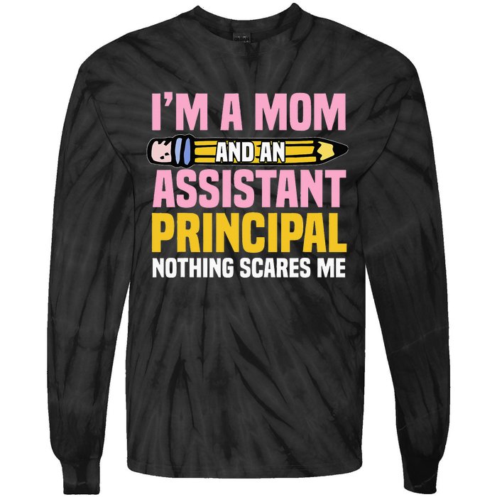 Assistant Principal Vice-Principal Headmasters Mother's Day Tie-Dye Long Sleeve Shirt