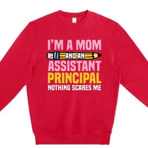 Assistant Principal Vice-Principal Headmasters Mother's Day Premium Crewneck Sweatshirt