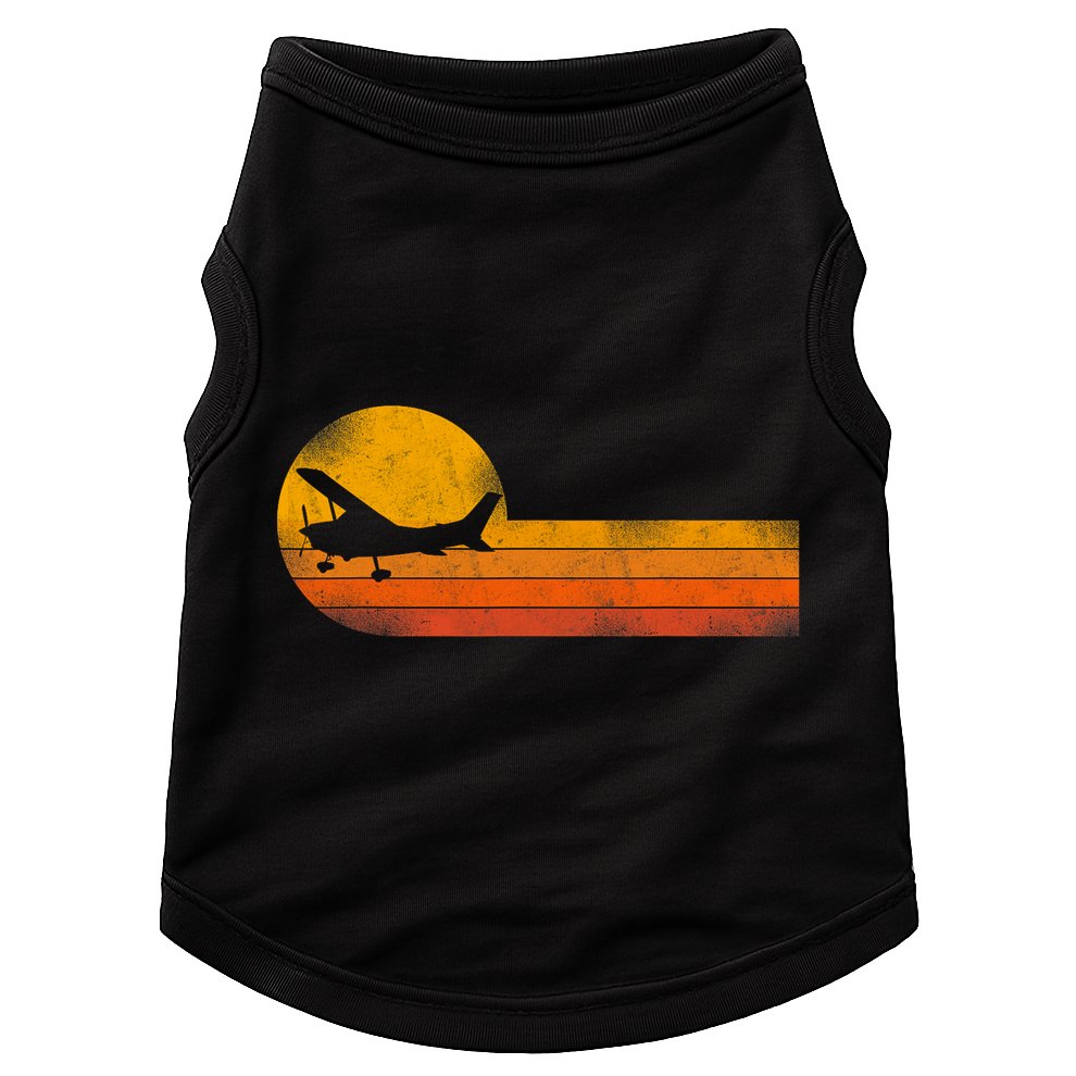 Airplane Pilot Vintage Doggie Tank