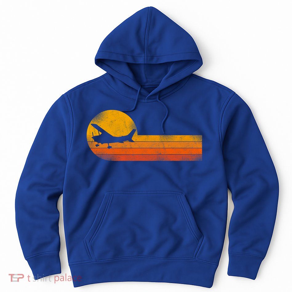 Airplane Pilot Vintage Hoodie