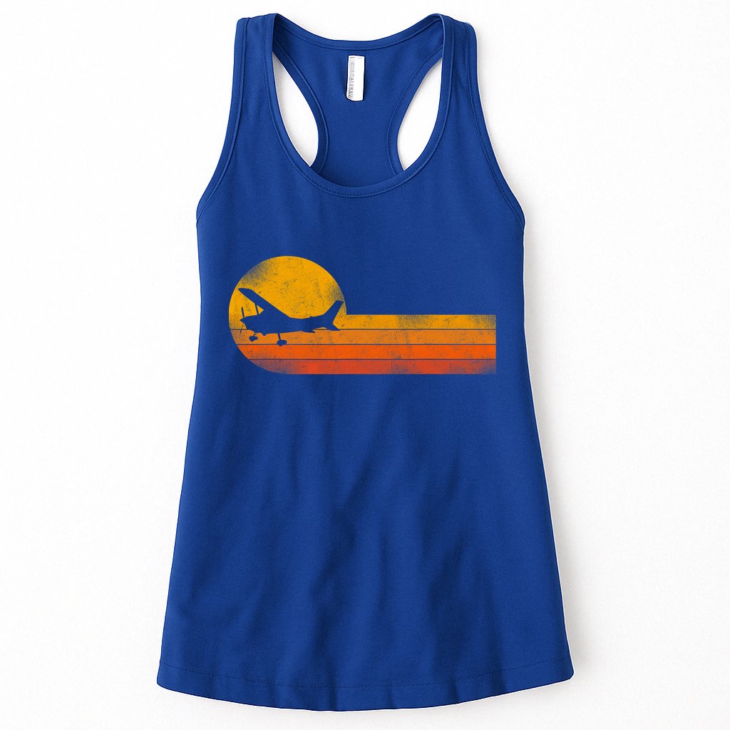 Airplane Pilot Vintage Womens Tank Top