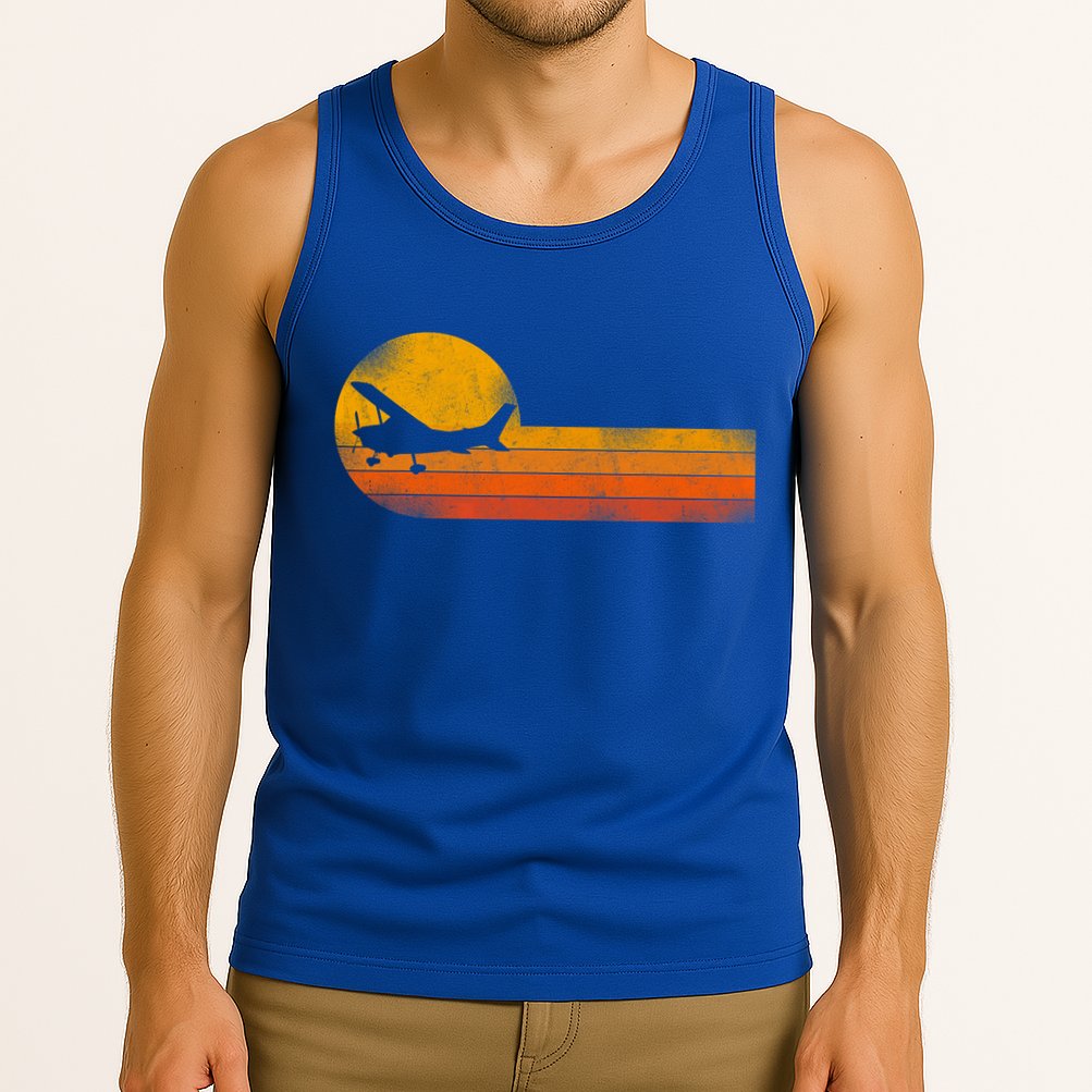 Airplane Pilot Vintage Tank Top