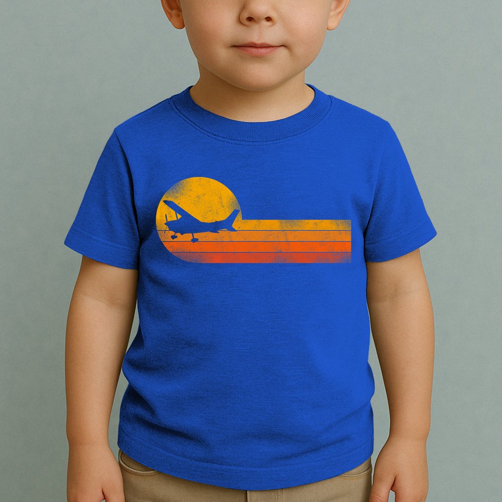 Airplane Pilot Vintage Toddler T-Shirt