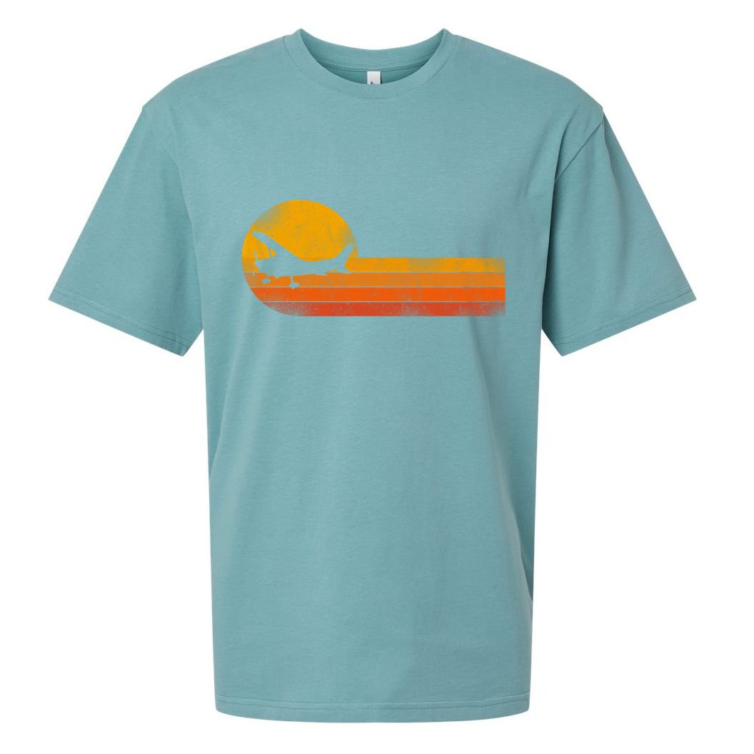 Airplane Pilot Vintage Sueded Cloud Jersey T-Shirt