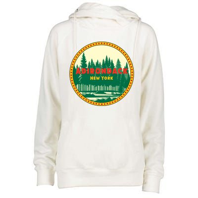 Adirondack Park Vintage Womens Funnel Neck Pullover Hood