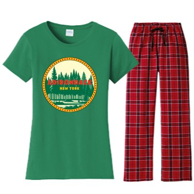 Adirondack Park Vintage Women's Flannel Pajama Set