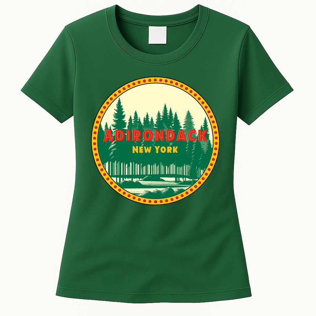 Adirondack Park Vintage Womens T-Shirt