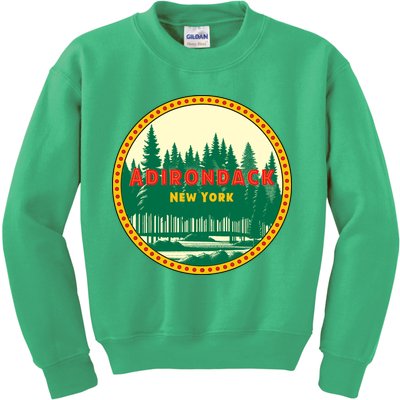 Adirondack Park Vintage Kids Sweatshirt
