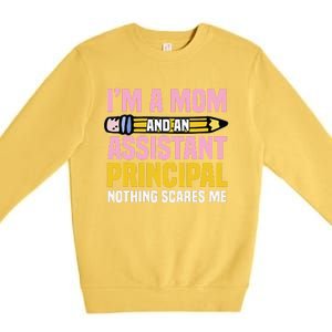 Assistant Principal VicePrincipal Headmasters Mother's Day Premium Crewneck Sweatshirt