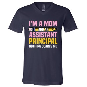 Assistant Principal VicePrincipal Headmasters Mother's Day V-Neck T-Shirt