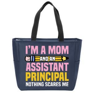 Assistant Principal VicePrincipal Headmasters Mother's Day Zip Tote Bag