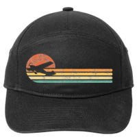 Airplane Pilot Vintage 7-Panel Snapback Hat