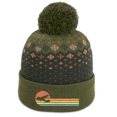 Airplane Pilot Vintage The Baniff Cuffed Pom Beanie