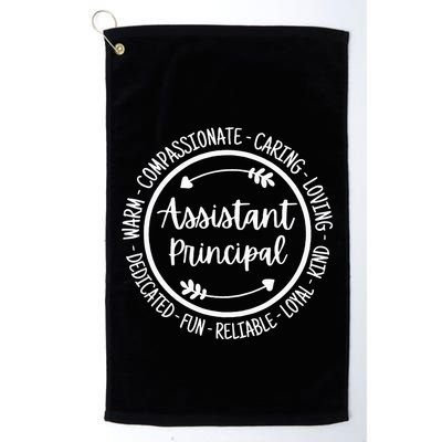 Assistant Principal Vice School Principal Appreciation Golf Towel