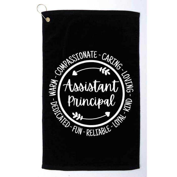 Assistant Principal Vice School Principal Appreciation Golf Towel