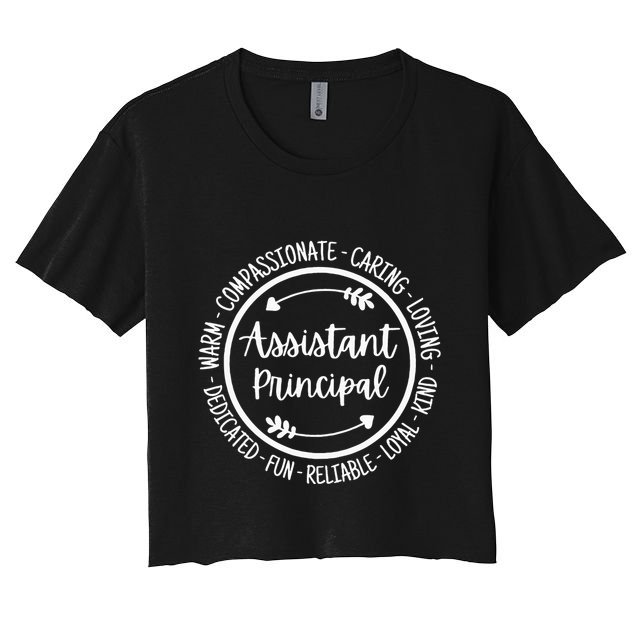 Assistant Principal Vice School Principal Appreciation Crop Top
